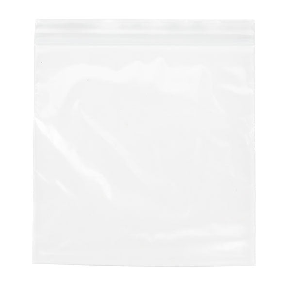 Sachet zip transparent en PE-BD 15x15cm 50 microns (100 pièces) [2PE66]