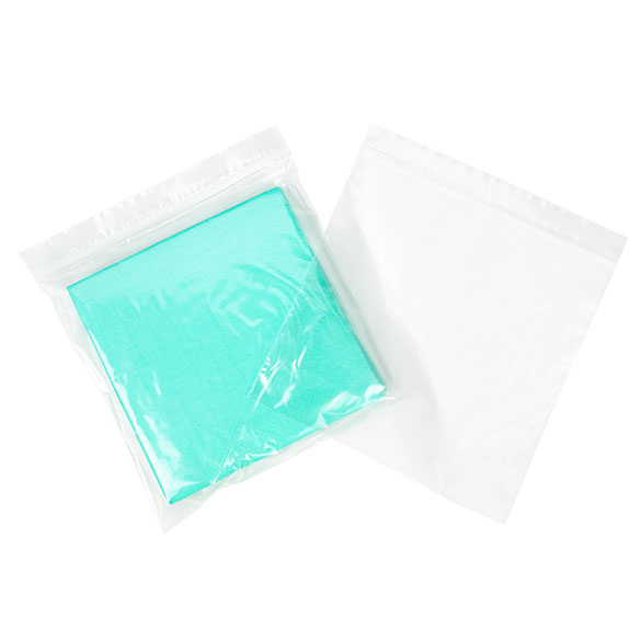 Sachet zip transparent en PE-BD 20,5x20,5cm 50 microns (100 pièces) [2PE88]