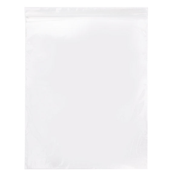 Sac zip transparents en polyéthylène basse densité 30,5x38,1cm (100 Pièces) [2PE1215]