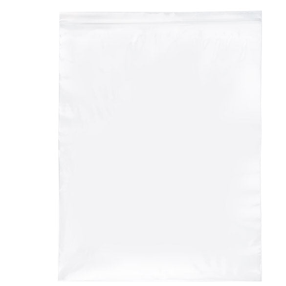 Sac zip transparents en polyéthylène basse densité 40,6x61cm (25 Pièces) [2PE1624]