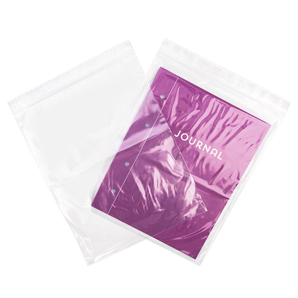 Sachet zip transparent en PE-BD 20,5x25,5cm 50 microns (100 pièces) [2PE810]