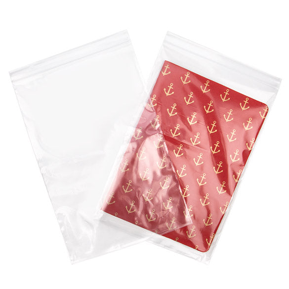 Sachet zip transparent en PE-BD 20,3x30,5cm (100 pièces) [2PE812]