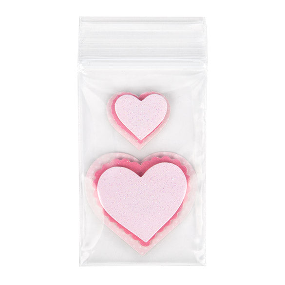 Sachet zip transparent en PE-BD 5,1x7,6cm (100 pièces) [4PE23]
