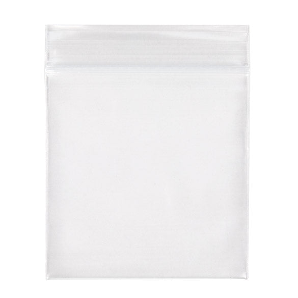 Sachet zip transparent en PE-BD 7,6x7,6cm (100 pièces) [4PE33]