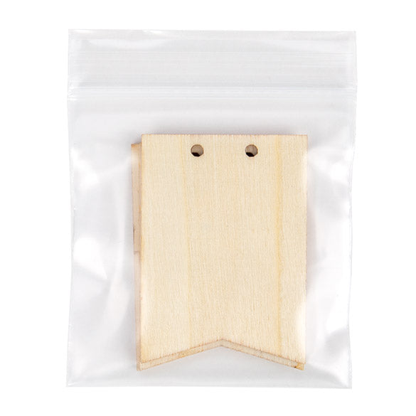 Sachet zip transparent en PE-BD 7,6x7,6cm (100 pièces) [4PE33]