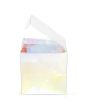 Boites cadeau plastique 8,9x8,9x8,9 cm avec Pop & Lock Irisé (25 pièces) [PLB105I]