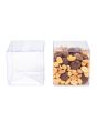 Boites cadeau plastique 6,4x6,4x6,4 cm Transparence Cristalline avec Pop & Lock (25 pièces) [PLB302]