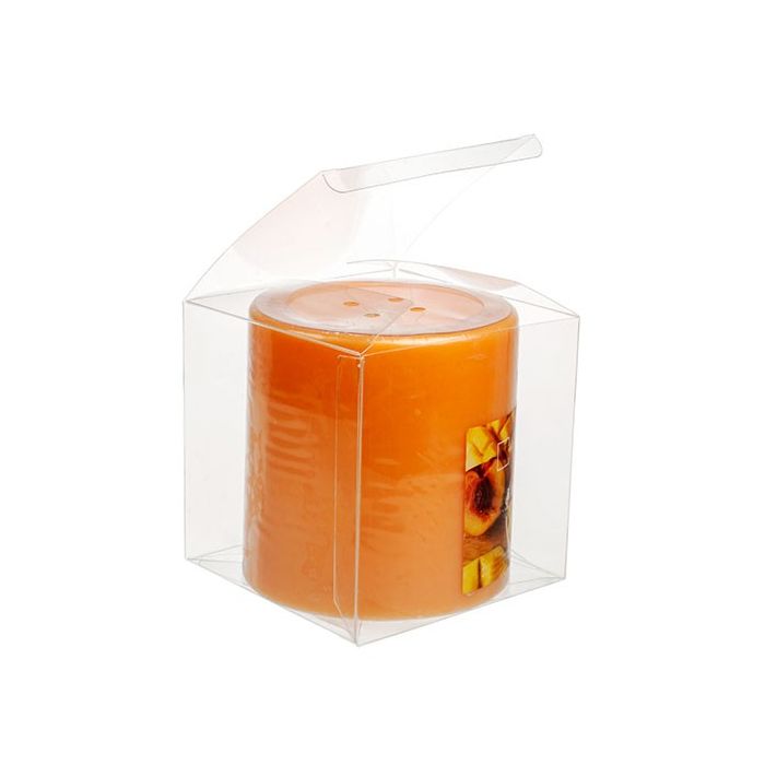 Boîtier cadeau à transparence cristalline avec fond pop up 12.7 x 12.7 x 12.7cm (25 Pièces) [PLB68]