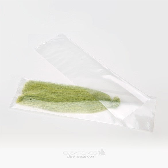 Sachet plastique transparence cristalline en PE-BD 40 microns 7.6x25.4cm (100 pièces) [PE2310]