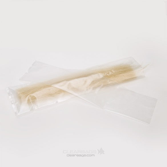 Sachet plastique transparence cristalline en PE-BD 40 microns 7.6x30.5cm (100 pièces) [PE2312]