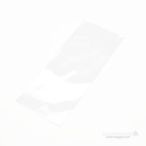 Sachet plastique transparence cristalline en PE-BD 100 microns 10.2x25.4 cm (100 pièces) [PE4410]