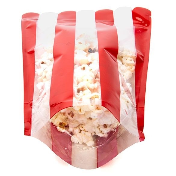 Doypack en forme de pop-corn 15,2x8,9x22,9cm (100 pièces) [SP4P]