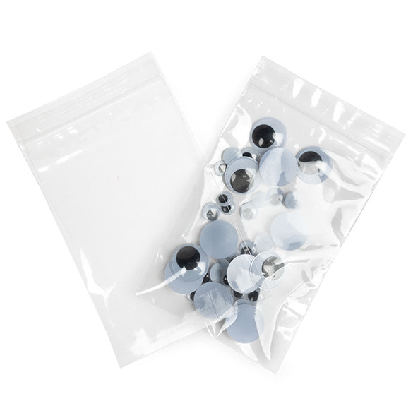 Sachet zip à transparence cristalline 10x15 cm (100 pièces) [ZC46]