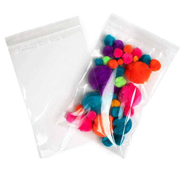 Sachet zip à transparence cristalline 15,2x22,9cm (100 pièces) [ZC69]