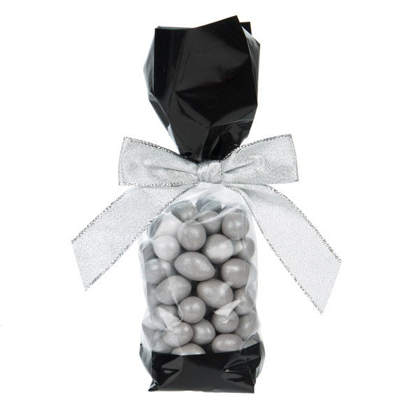 Sachet SOS imprimé avec bande noire 5.1x4.8x24.1 cm, (100 pièces) [G1BK]