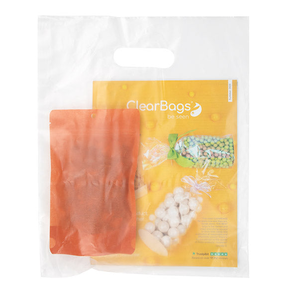 Sac à Poignée Givré 20% Contenu Recyclé 30,5 x 38,1 cm (100 Pièces) [H1215FT1R]