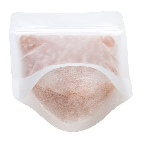 Doypack papier de riz Blanc 11.9x7.6x18.4cm (114 g) (100 pièces) [ZBGR46WC]