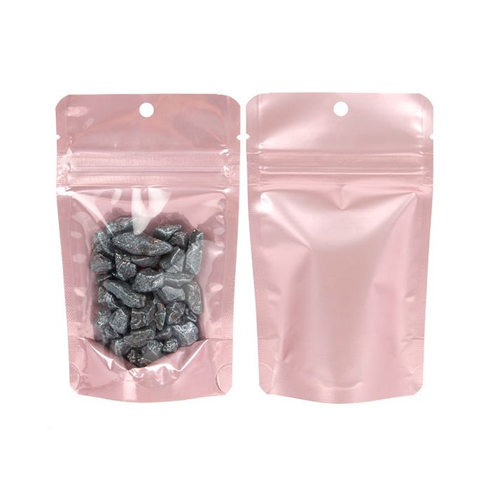 Doypack Rose doré Trou de suspension 8x5x13cm | 28g (100 pièces) [ZBGRG1]