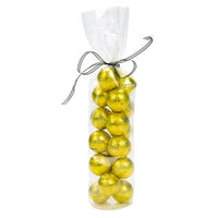 Plastic Bags round Bottom 5.1x25.4cm 40 micron and with White Insert
