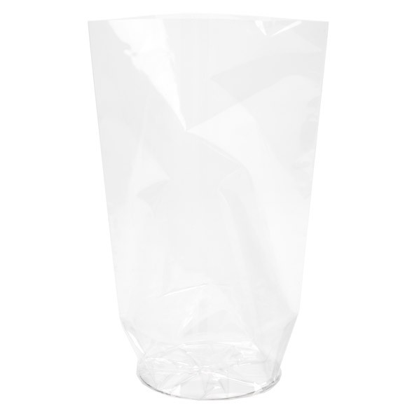 Sachet a fond rond avec fond en papier 40 microns 10.2x25.4cm (50 pièces) [RPBG4]