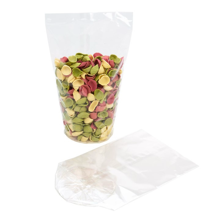 Sachet a fond rond avec fond en papier 40 microns 10.2x25.4cm (50 pièces) [RPBG4]