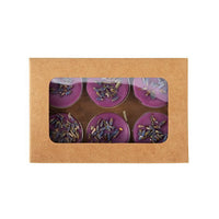 Kraft Artisan Candy Box Set, Round Insert 7x2.1x10.3 cm