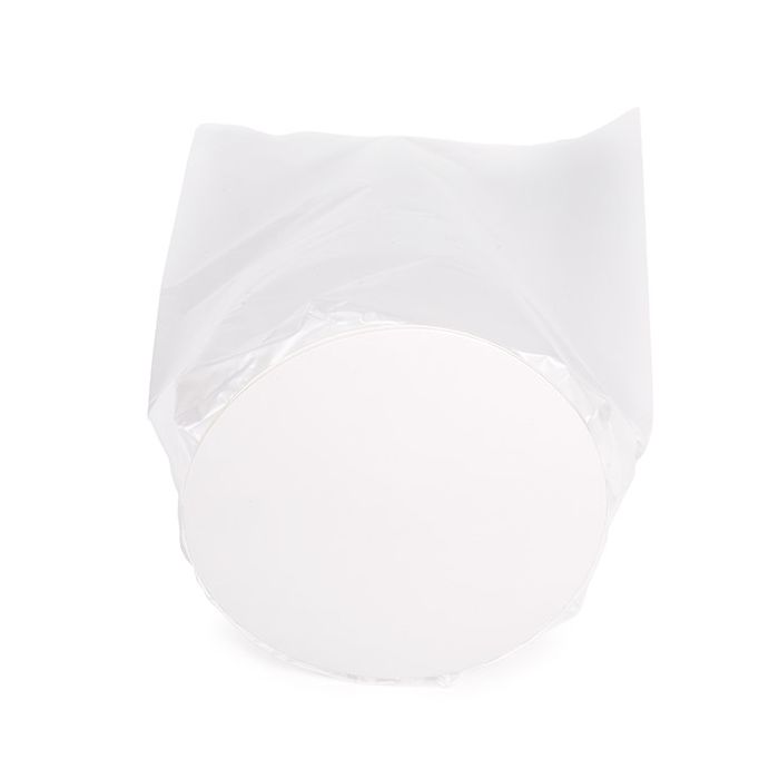 Glacé Sachet a Fond Rond 10,2x25,4cm avec insert en papier (50 pièces) [RPBGF4]
