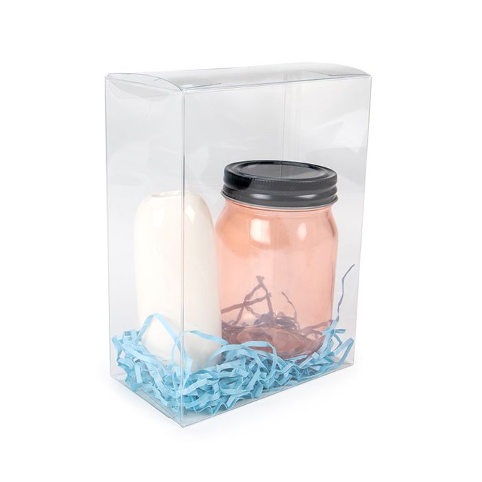 Boîte à fond automatique en rPET 13.7 x 7.6 x 18.7 cm (25 pièces) [PLB67R]