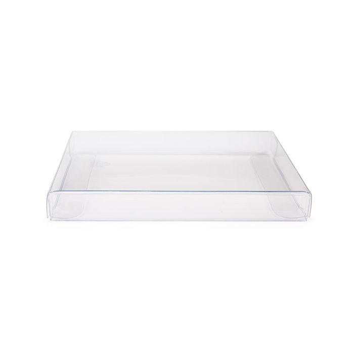 Boites cadeau rPET plastique à transparence cristalline 9.5x1.6x13.2 cm (25 pièces) [FB10R]