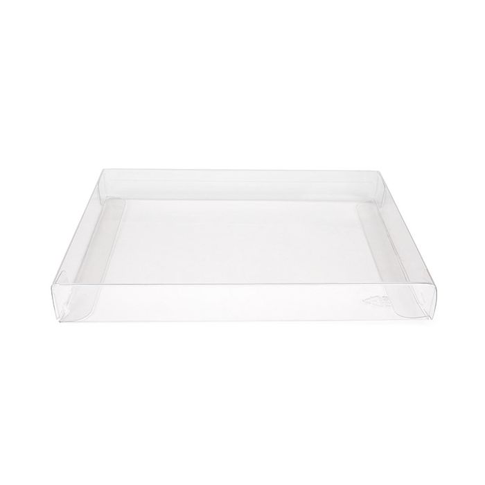 Boites cadeau rPET plastique à transparence cristalline 12.4x2.1x16.8 cm (25 pièces) [FB130R]