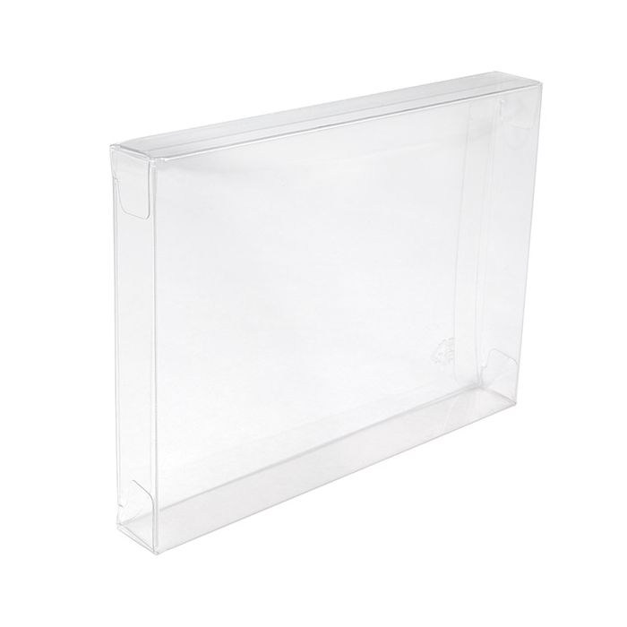 Boites cadeau rPET plastique à transparence cristalline 12.4x2.1x16.8 cm (25 pièces) [FB130R]
