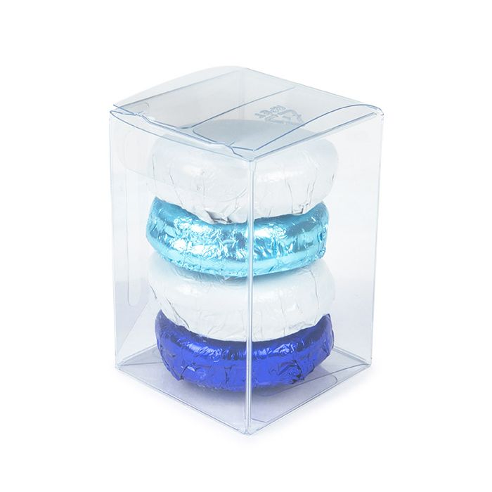 Boîte à fond automatique en rPET 5.1 x 5.1 x 7.6 cm (25 pièces) [PLB139R]