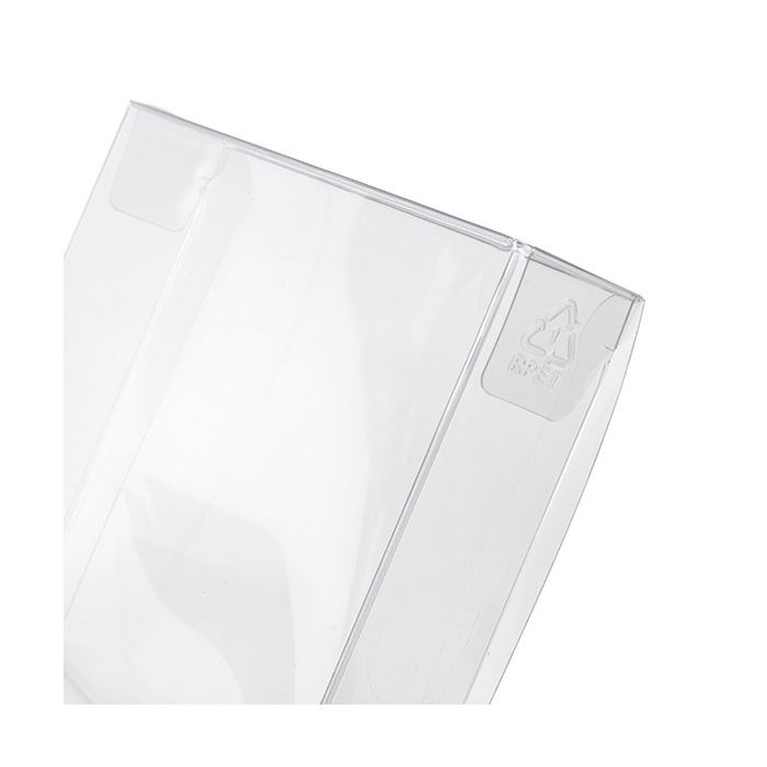 Boites cadeau rPET plastique à transparence cristalline 11.4x2.5x14.9 cm (25 pièces) [FB17R]