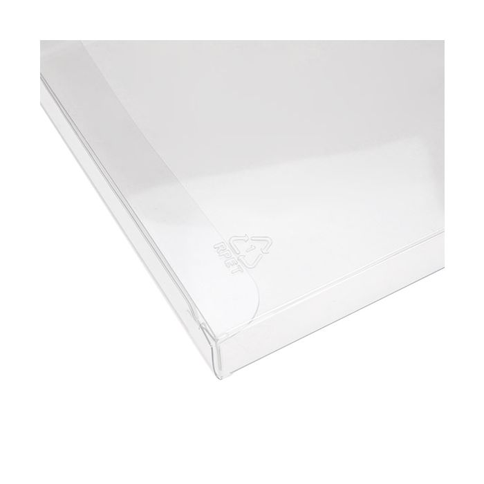 Boites cadeau rPET plastique à transparence cristalline 13.7x1.6x18.7 cm (25 pièces) [FB1R]