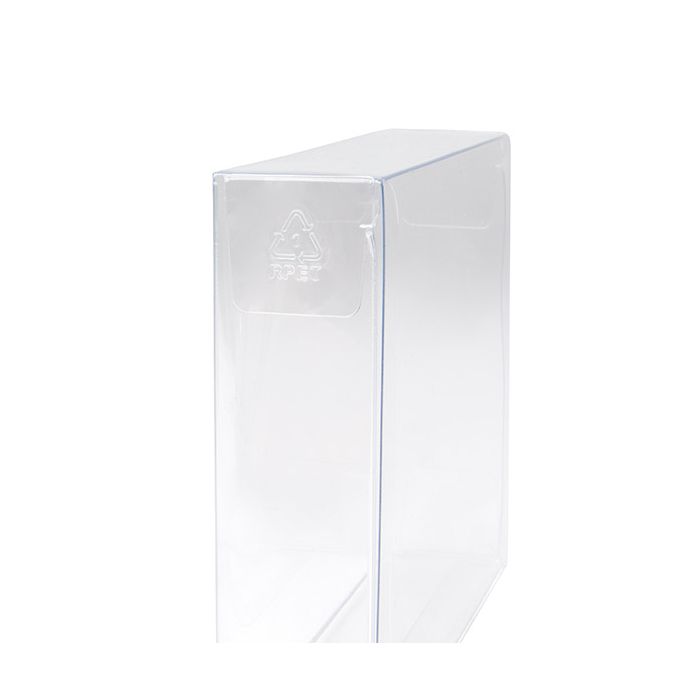 Boites cadeau rPET plastique à transparence cristalline 11.4x3.2x14.9 cm (25 pièces) [FB30R]