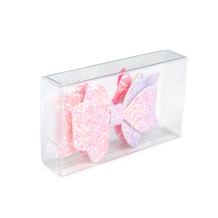 Boites cadeau rPET plastique à transparence cristalline 5.4x2.1x9.2 cm (25 pièces) [FB36R]