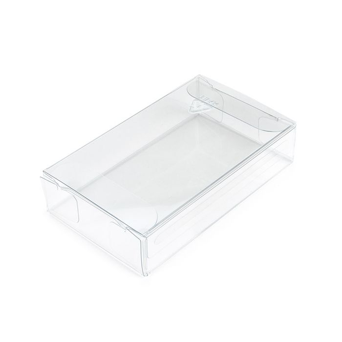 Boites cadeau rPET plastique à transparence cristalline 5.4x2.1x9.2 cm (25 pièces) [FB36R]
