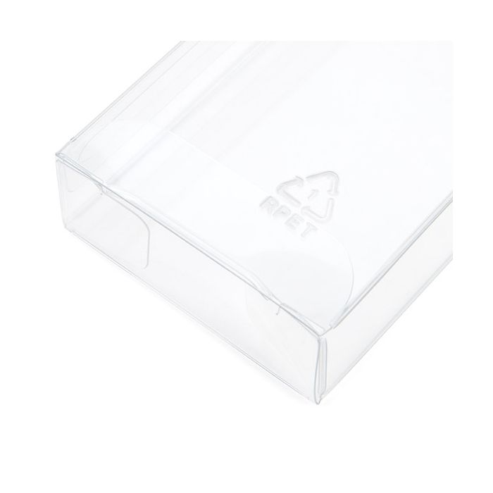 Boites cadeau rPET plastique à transparence cristalline 5.4x2.1x9.2 cm (25 pièces) [FB36R]