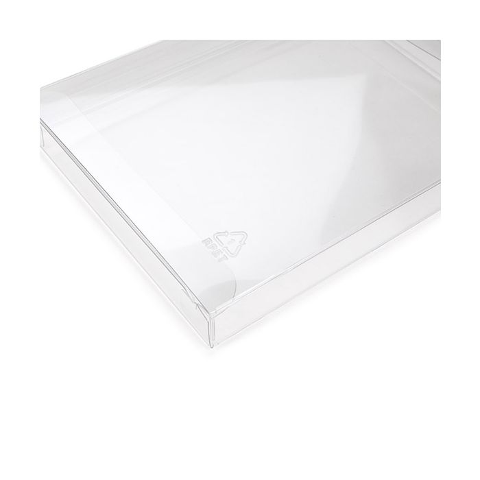 Boites cadeau rPET plastique à transparence cristalline 11.4x1.6x14.9 cm (25 pièces) [FB3R]