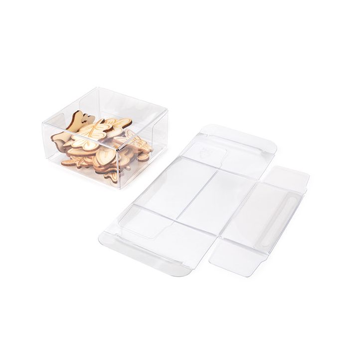 Boites rPET à transparence cristalline 7x3.7x7cm (25 pièces) [FPB227R]