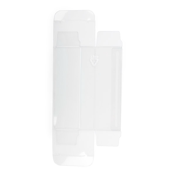 Boîtes cadeau plastique à transparence cristalline en rPET 5,4x3,5x10,8 cm (25 pcs) [FB195R]