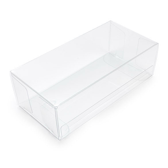 Boîtes cadeau plastique à transparence cristalline en rPET 5,4x3,5x10,8 cm (25 pcs) [FB195R]