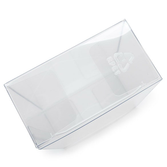 Boîtes cadeau plastique à transparence cristalline en rPET 7x3,7x14 cm (25 pcs) [FPB230R]