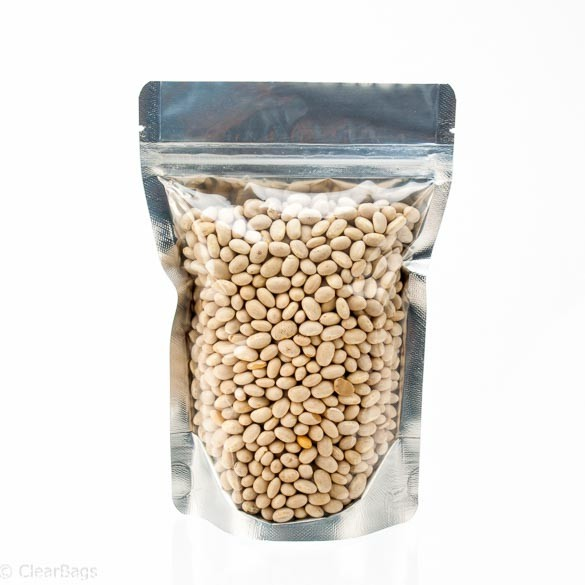 Doypack Argenté 11.9x7.6x18.4cm | 114g (100 pièces) [ZBGS46]