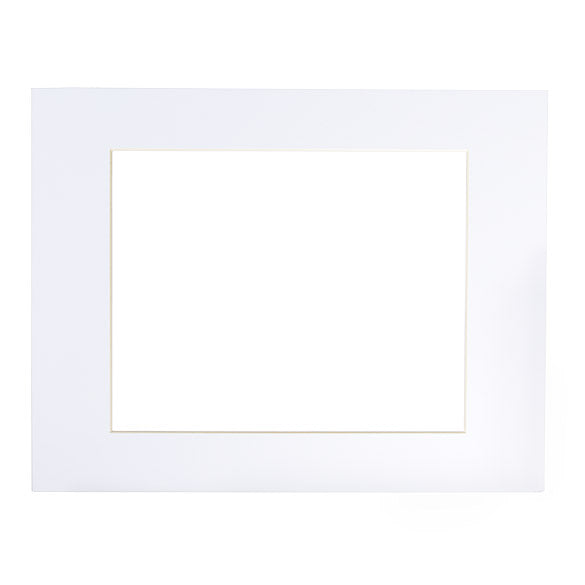 Passe partout Blanc 19 x 24cm pour le découpage intérieur. 27.9 x 35.6cm (10 Pièces) [MS20088]