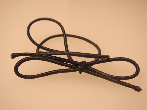 Ruban élastique de décoration Vinyle Stretch à dérouler noir 40.5 cm (50 Pièces) [16SB]