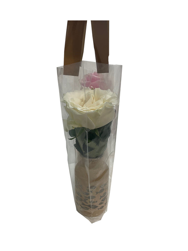 Douille avec poignées pour vases à fleurs petit fond 38x43x20cm (50 pcs) [SL003887A]