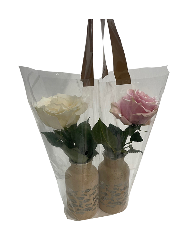 Douille avec poignées pour vases à fleurs petit fond 38x43x20cm (50 pcs) [SL003887A]