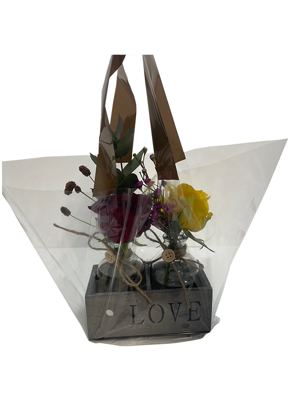 Douille avec poignées pour vases à fleurs extra small 25x38x16cm fond (50 pcs) [SL0042064A]
