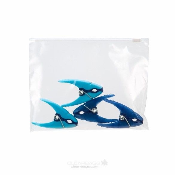 Grip Seal Bags with sliding Zipper 20x15cm 75 micron